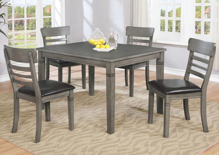 Maynard 5-Piece Dining Set (Table & 4 Chairs),Lifestyle